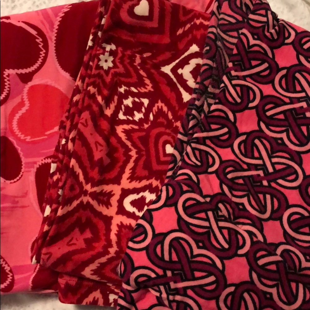 Valentine heart LulaRoe TC leggings